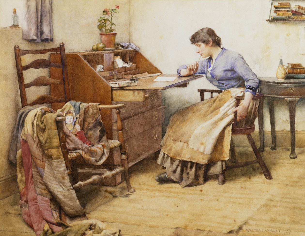 Distant Thoughts by Walter Langley