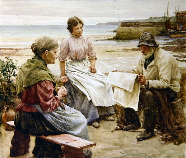 Interesting News by Walter Langley