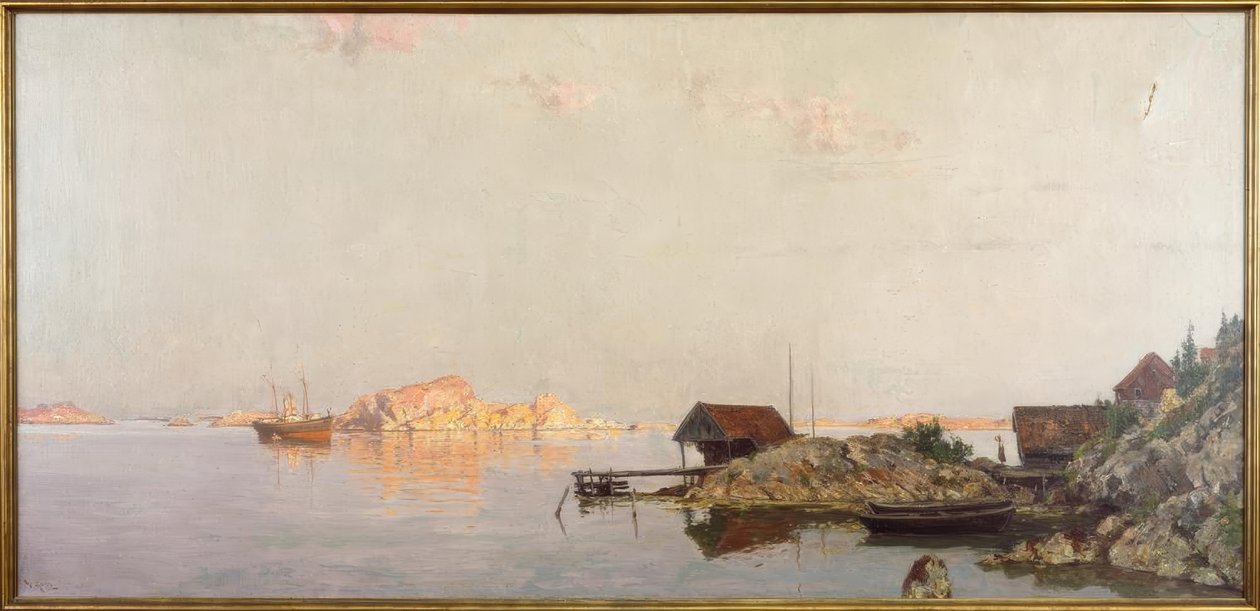 Scandinavian Coastal Landscape by Walter Moras
