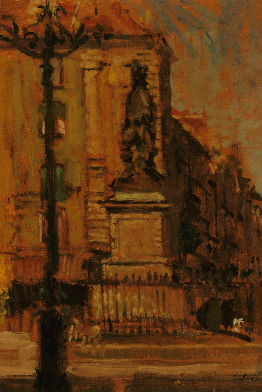 Statue of Duquesne, Dieppe by Walter Richard Sickert