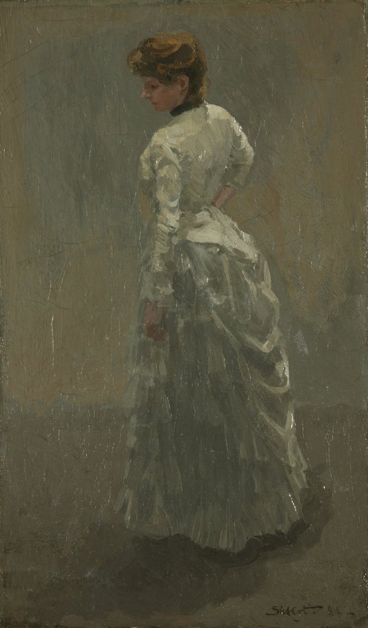 The Grey Dress by Walter Richard Sickert