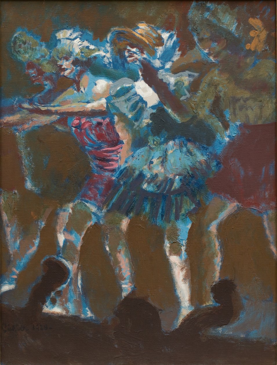 The Plaza Tiller Girls by Walter Richard Sickert
