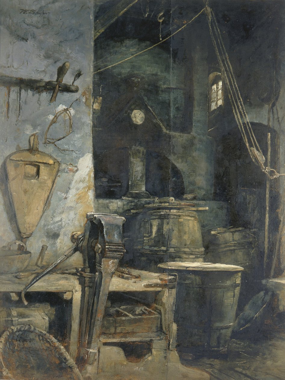 Bell Foundry, Germany by Walter Shirlaw
