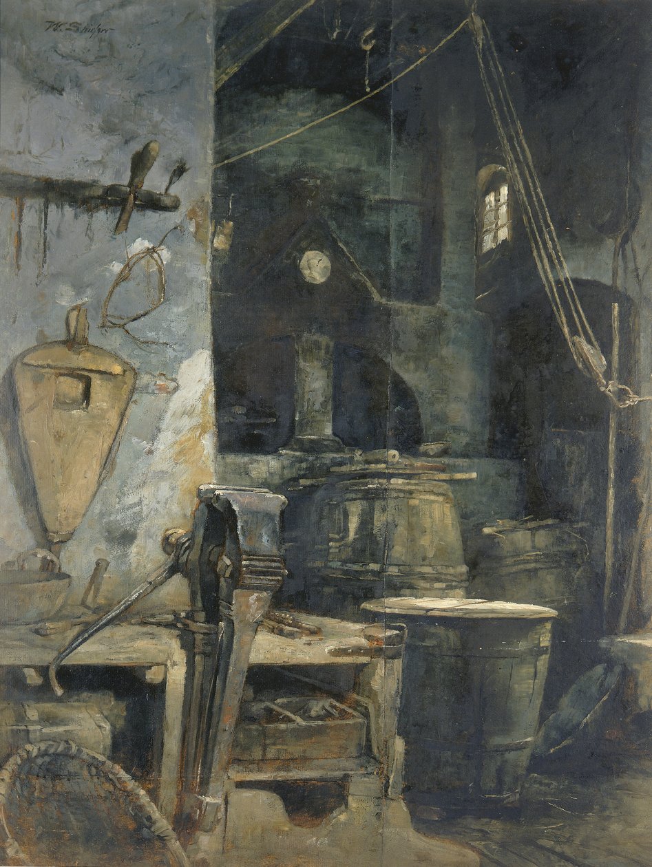 Bell Foundry, Germany by Walter Shirlaw