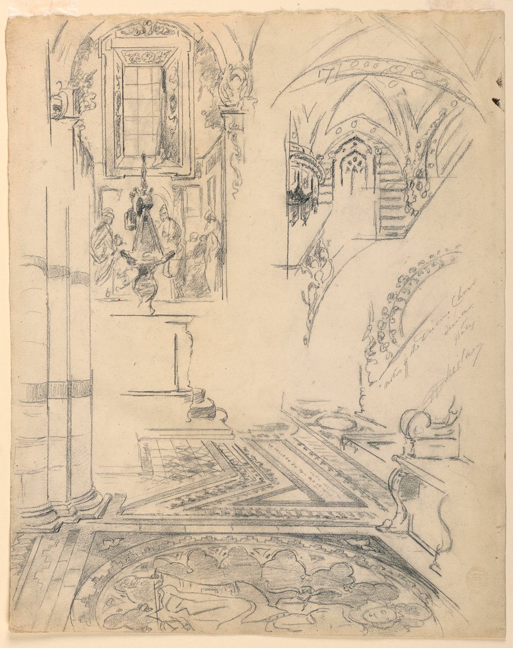 Notes of the Duomo Choir, Siena, Italy by Walter Shirlaw