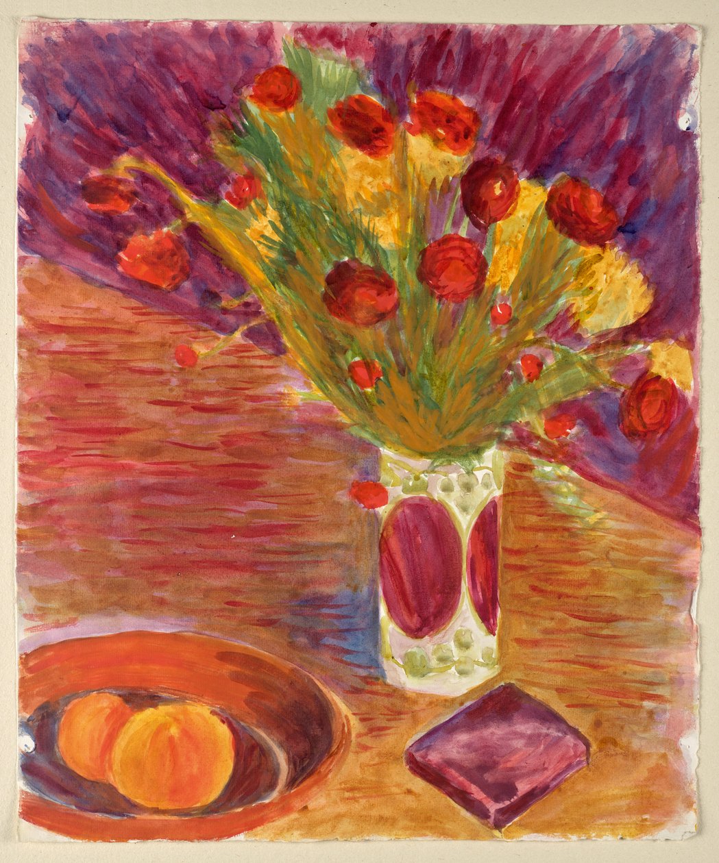Flower Vase and Fruit Bowl by Walther Gamerith