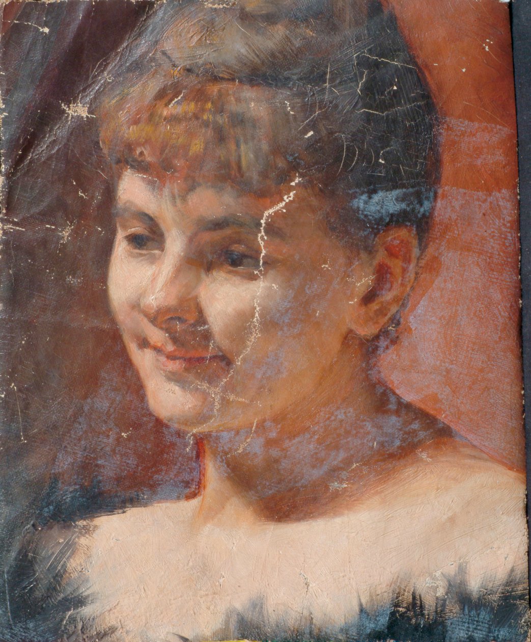 Portrait Study of a Lady by Walther Gamerith