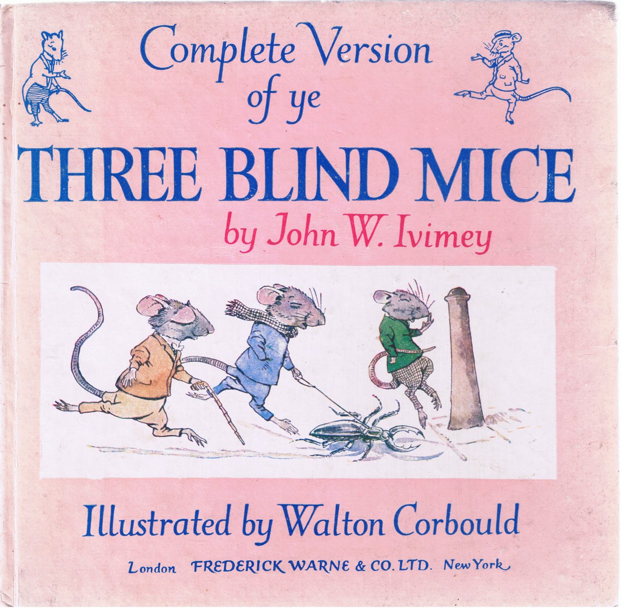 Front Cover of The Three Blind Mice by Walton Corbould
