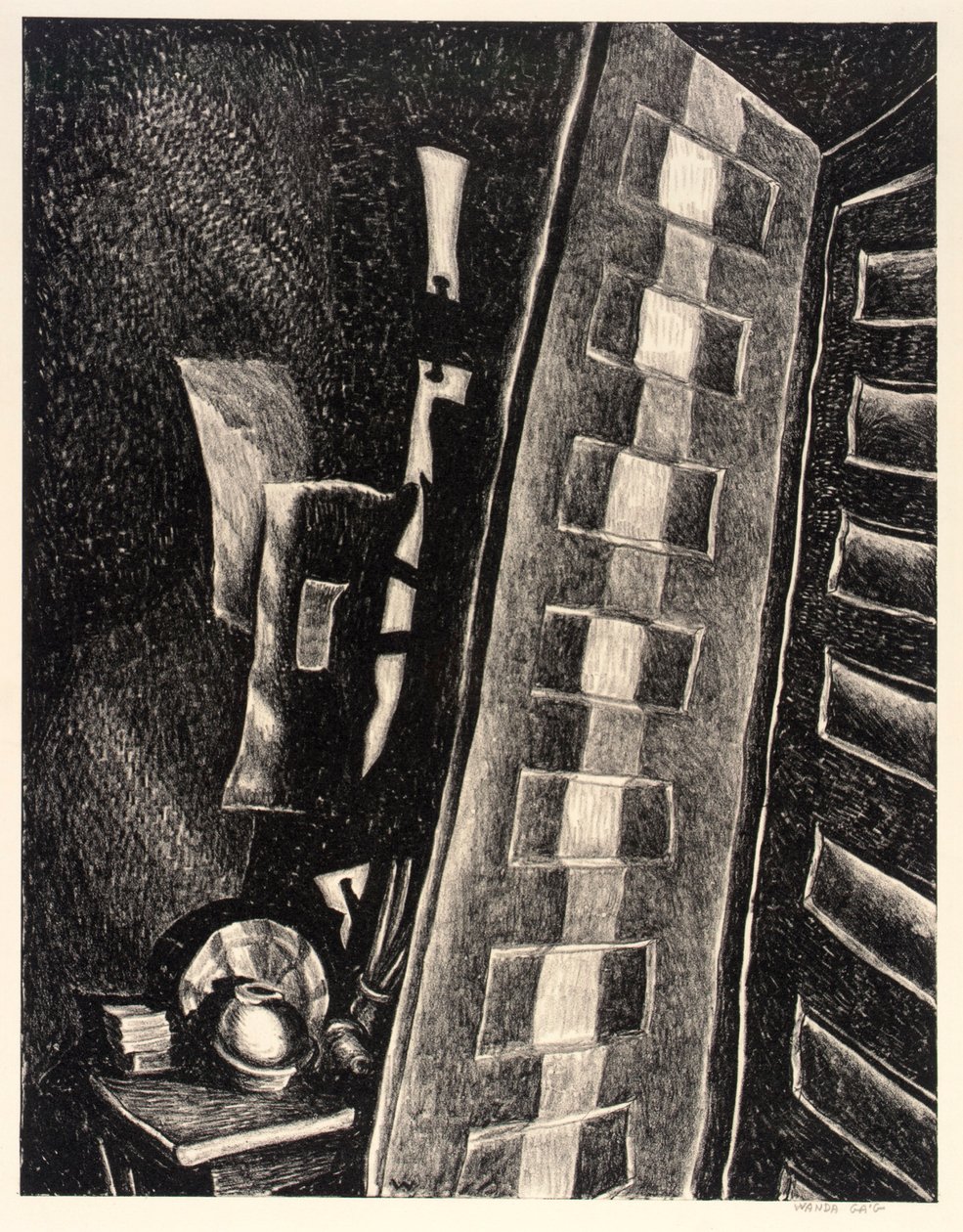 Two Doors: Interior by Wanda Gág