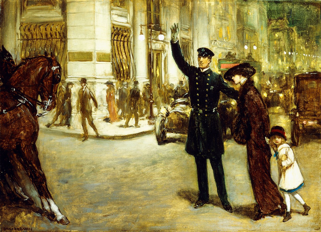 New York Crossing by Warren B. Davis