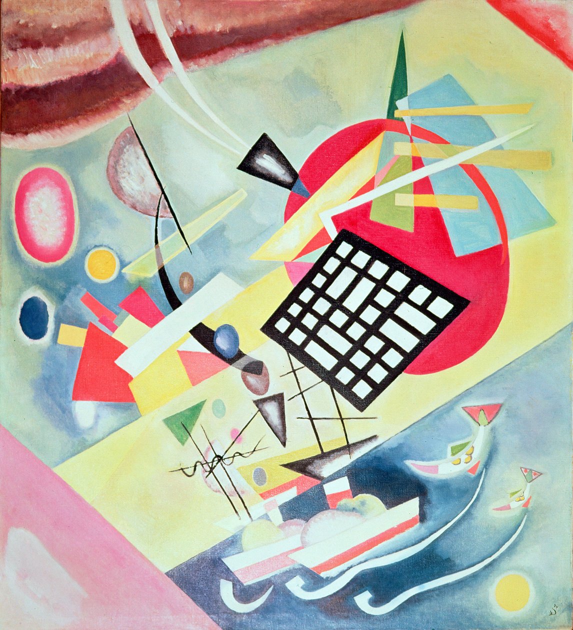 Black Network by Wassily Kandinsky