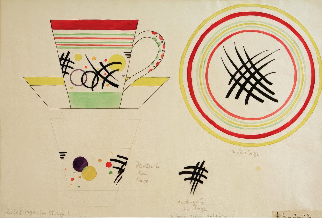 Design for a Milk Cup by Wassily Kandinsky
