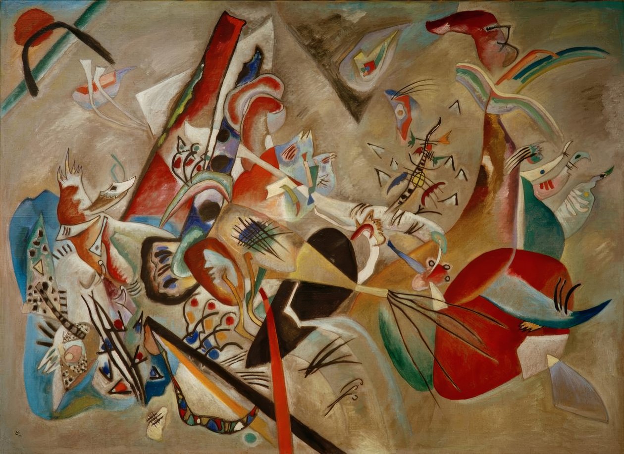 In Gray by Wassily Kandinsky