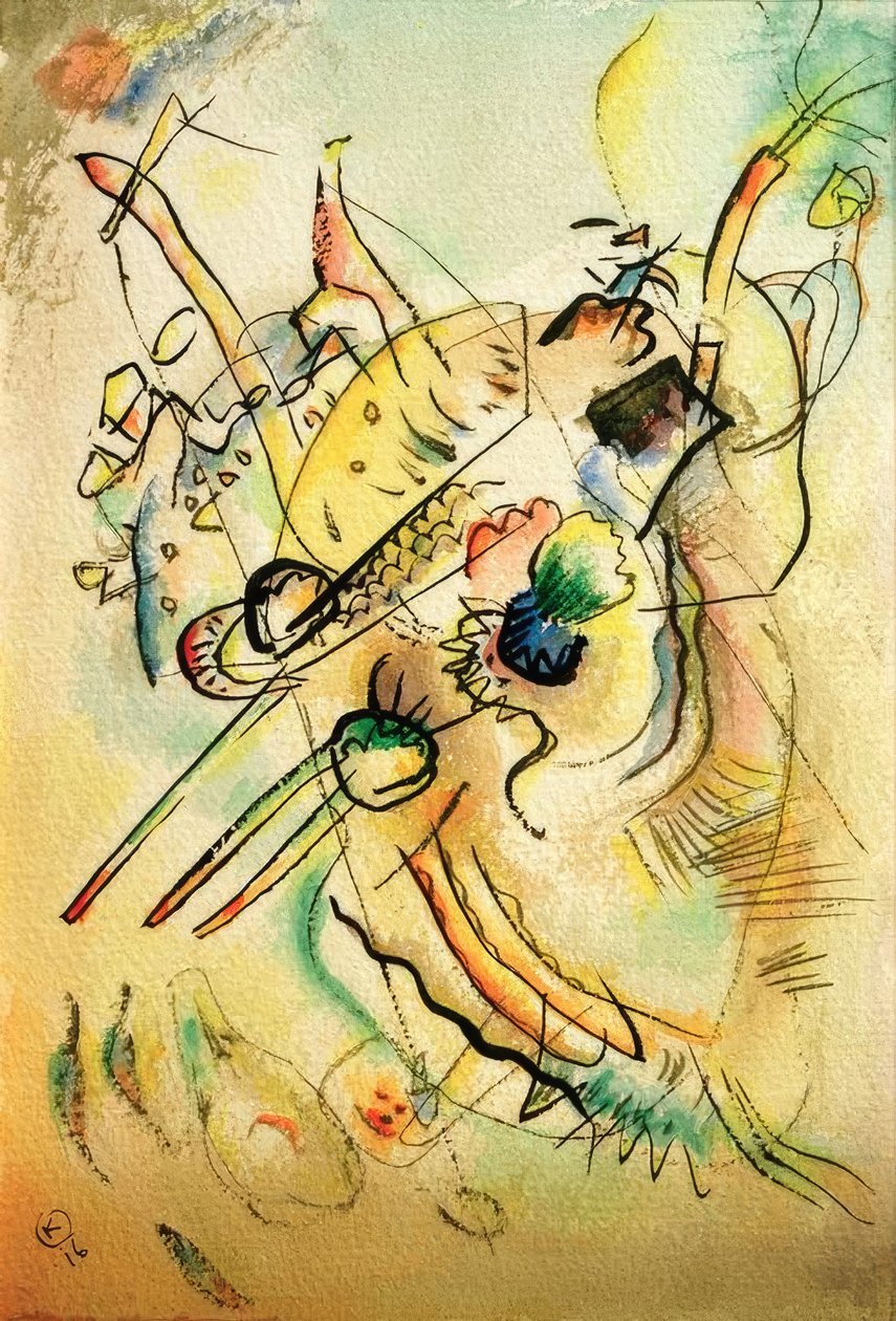Composition D by Wassily Kandinsky