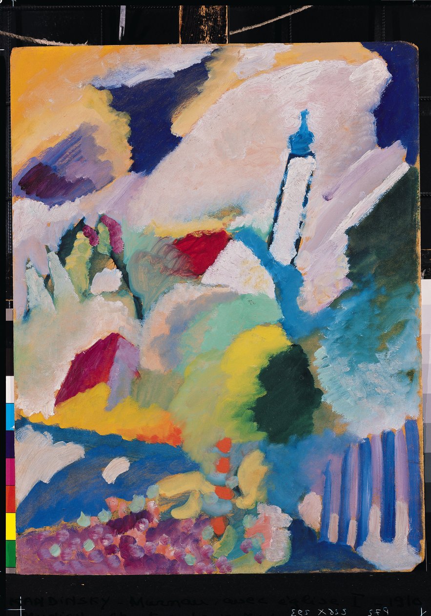Murnau with Church I by Wassily Kandinsky