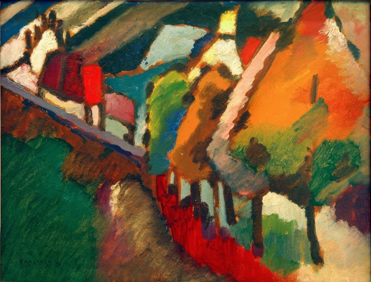 Nature Study from Murnau III by Wassily Kandinsky