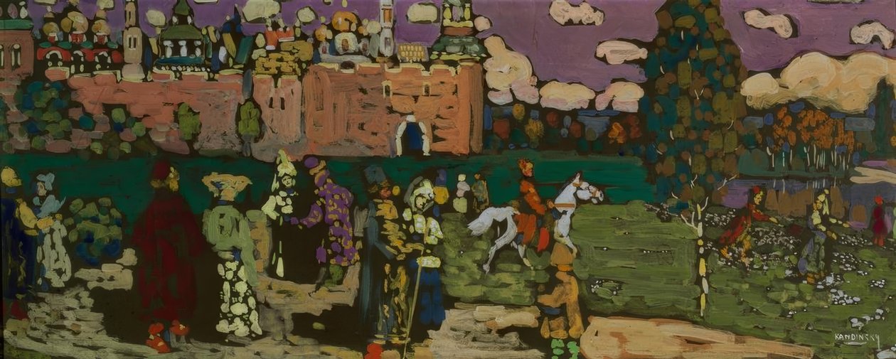 Russian Scene by Wassily Kandinsky
