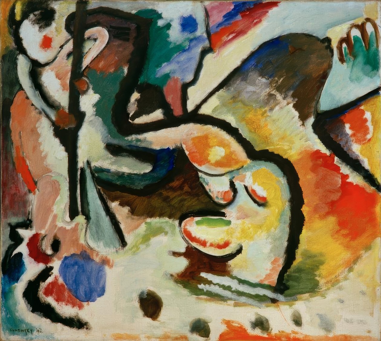 St. George III by Wassily Kandinsky