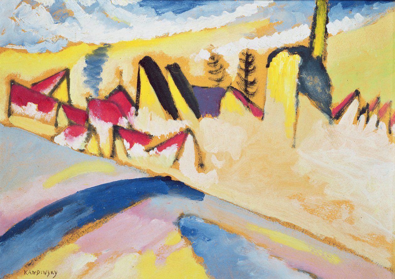 Study in Winter No. 2 by Wassily Kandinsky