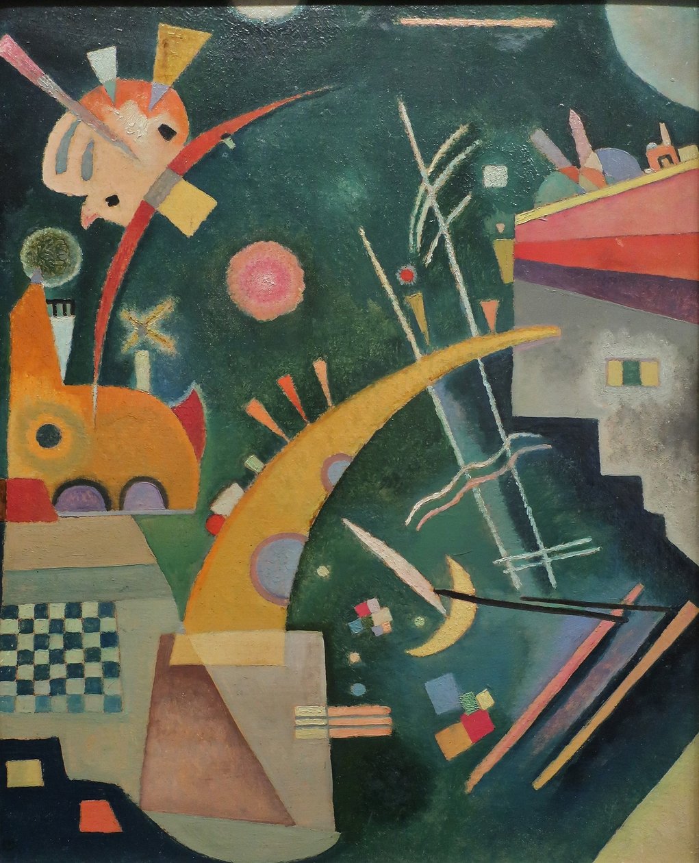1924 Kandinsky Hornform by Wassily Kandinsky