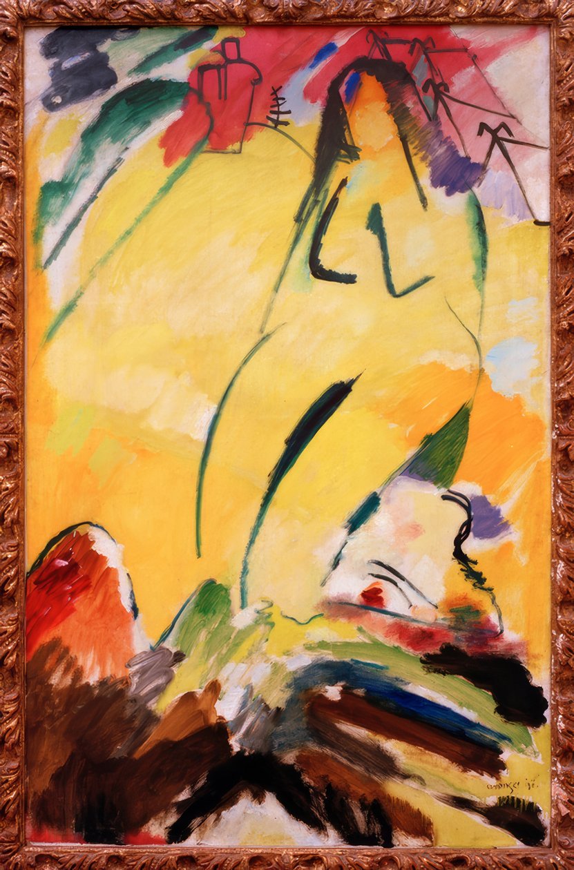 Nude by Wassily Kandinsky