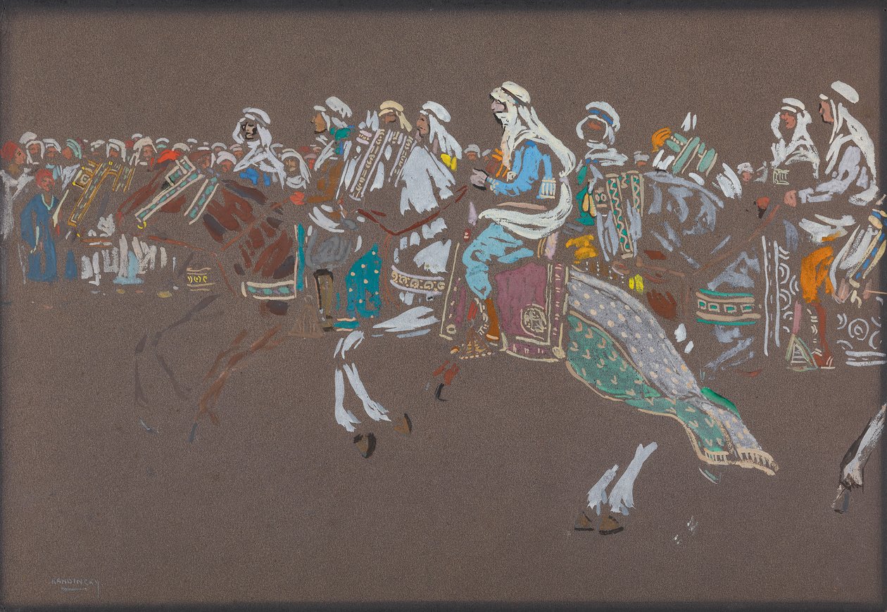 Arab Cavalry by Wassily Kandinsky