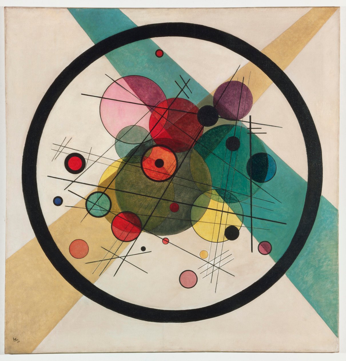 Circles in a Circle by Wassily Kandinsky