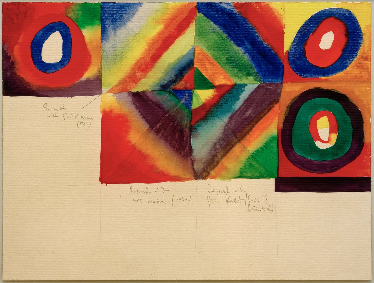 Color Studies by Wassily Kandinsky