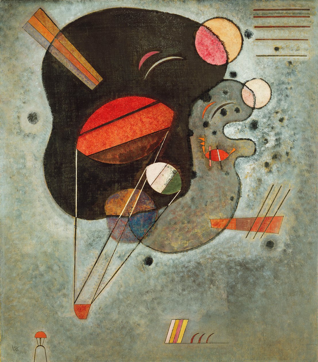Hovering Print by Wassily Kandinsky