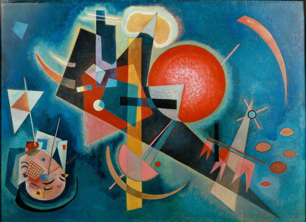 In Blue by Wassily Kandinsky