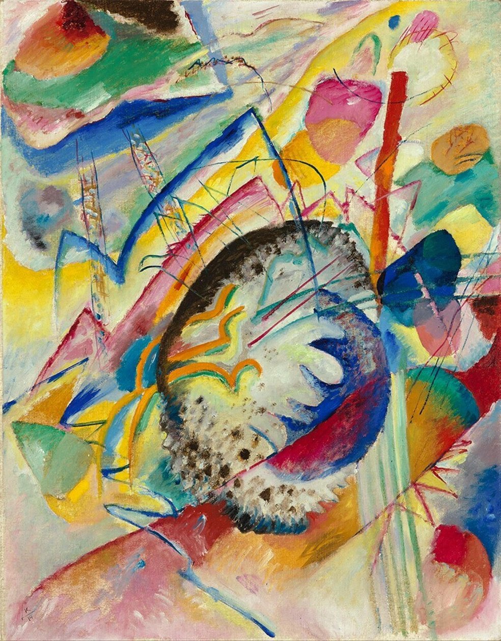 Kandinsky - Large Study, 1914 by Wassily Kandinsky