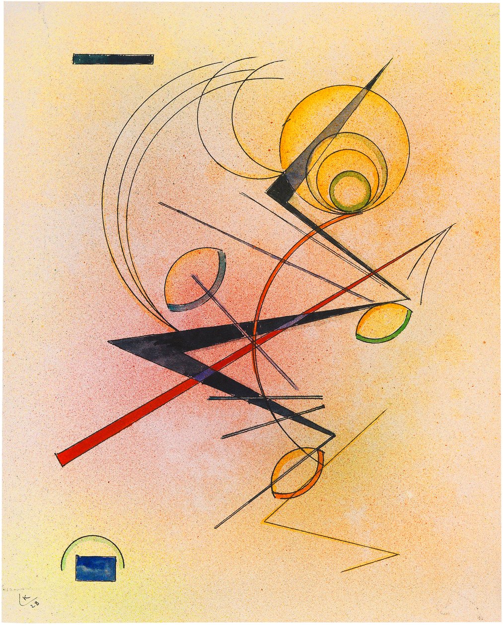 Kleines Warm by Wassily Kandinsky
