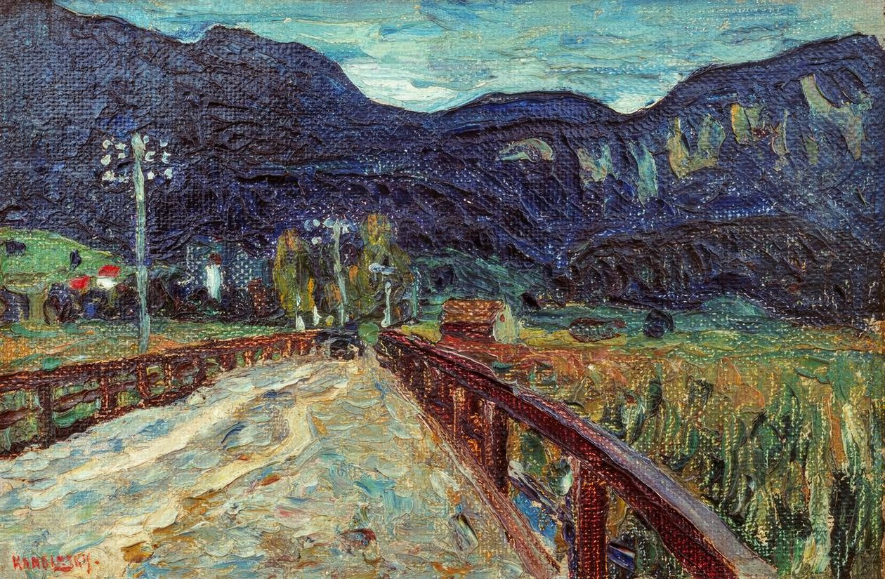 Kochel – The Bridge by Wassily Kandinsky