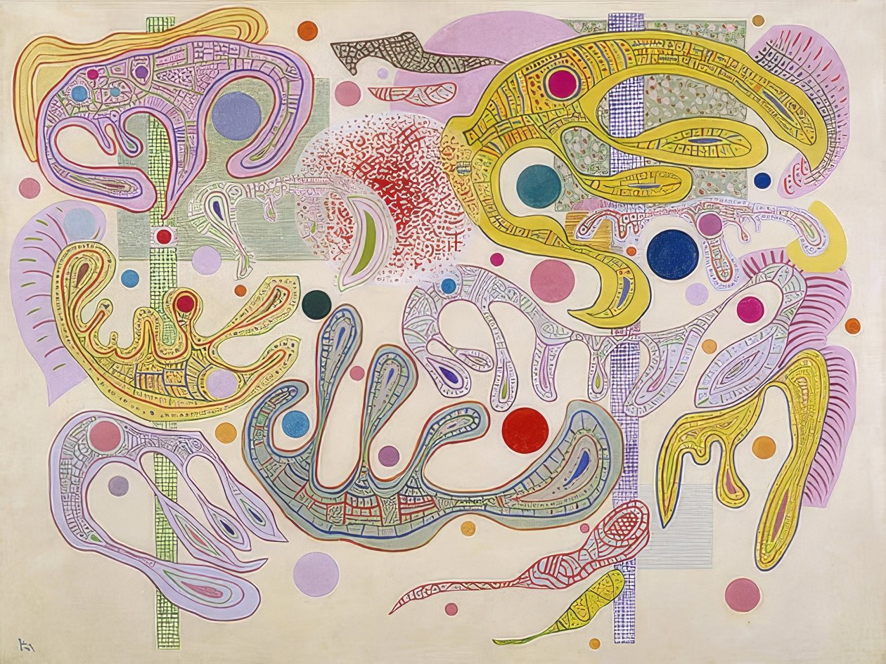 Capricious Forms by Wassily Kandinsky