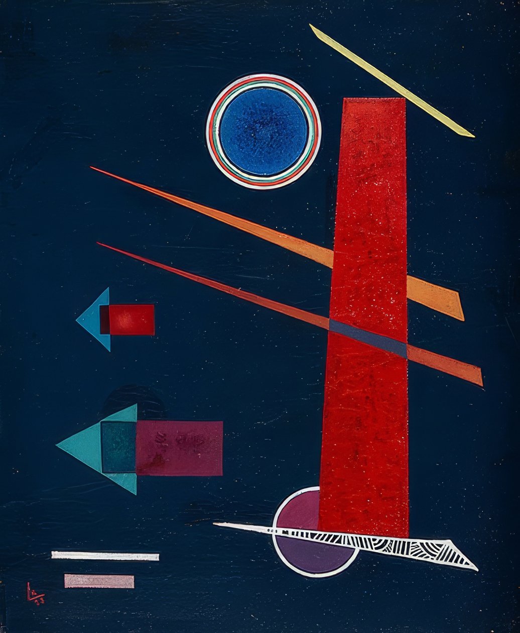 Mighty Red by Wassily Kandinsky