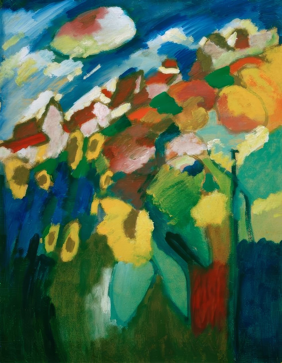 Murnau – Garden II by Wassily Kandinsky