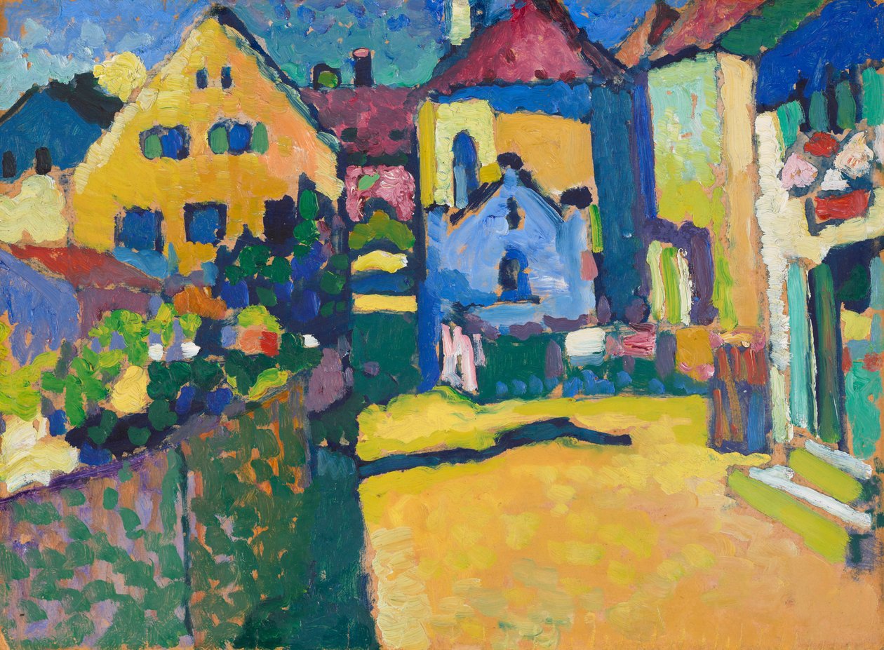 Murnau – Green Alley by Wassily Kandinsky