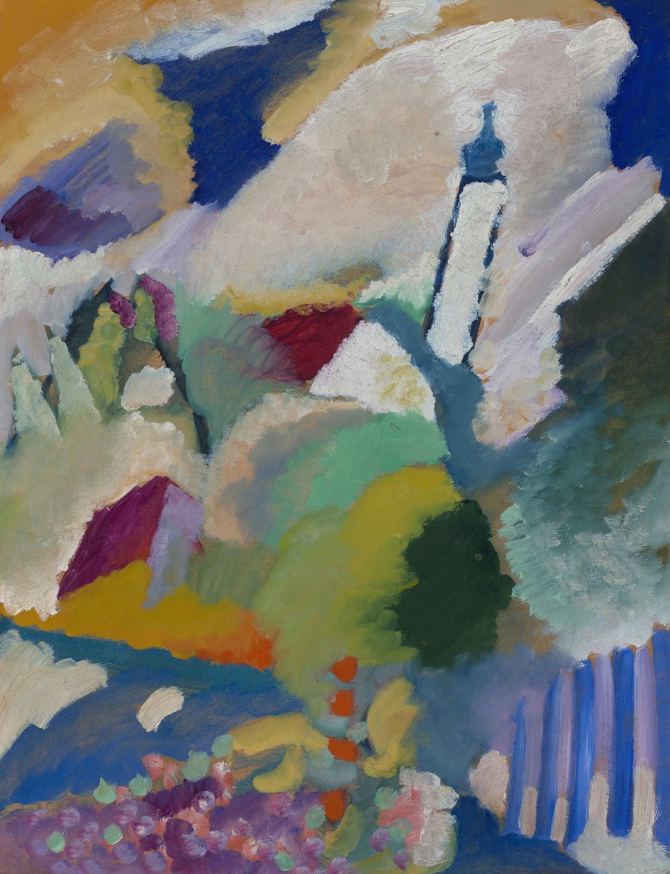 Murnau with Church I by Wassily Kandinsky