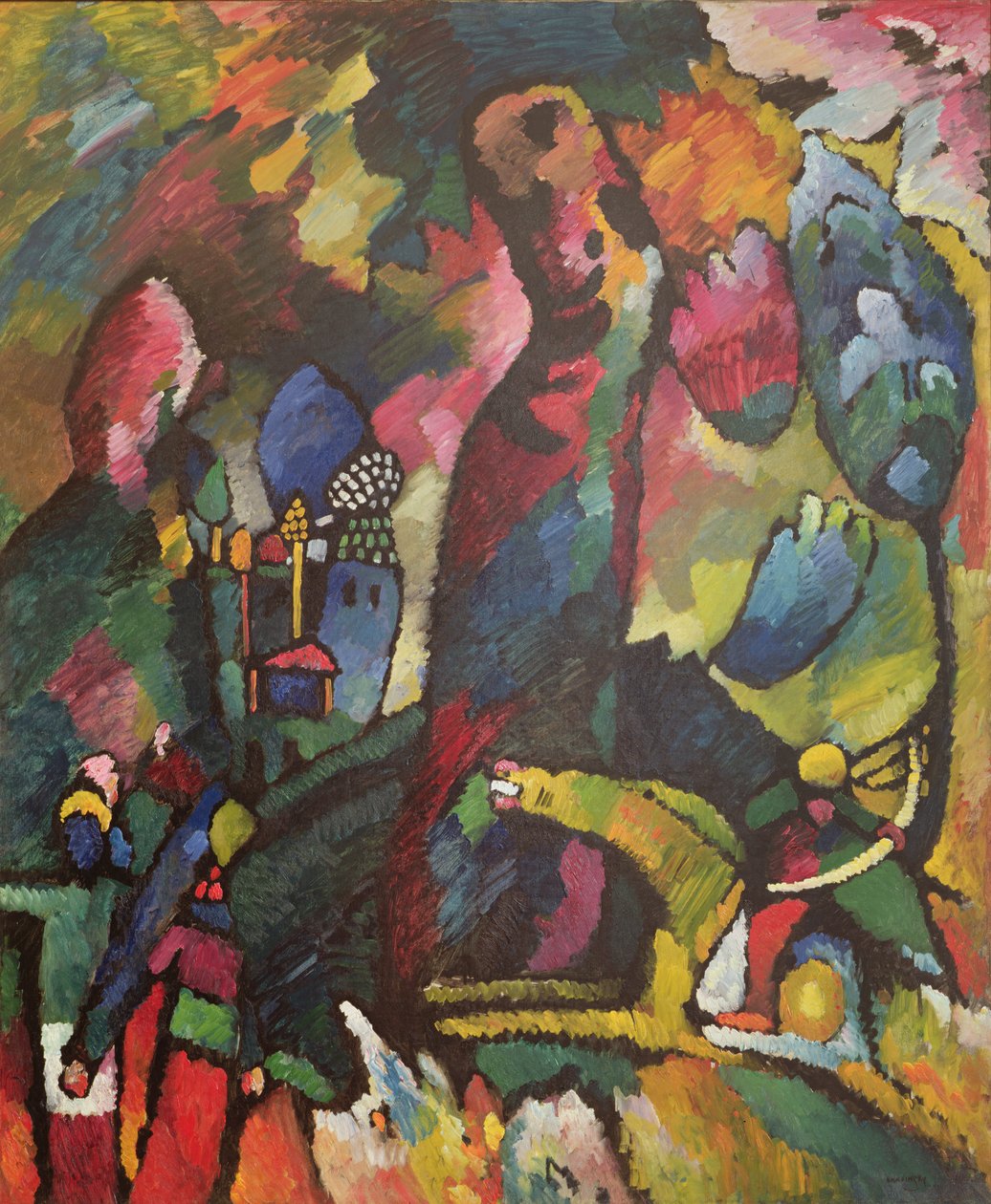 Picture with an Archer, 1909 by Wassily Kandinsky