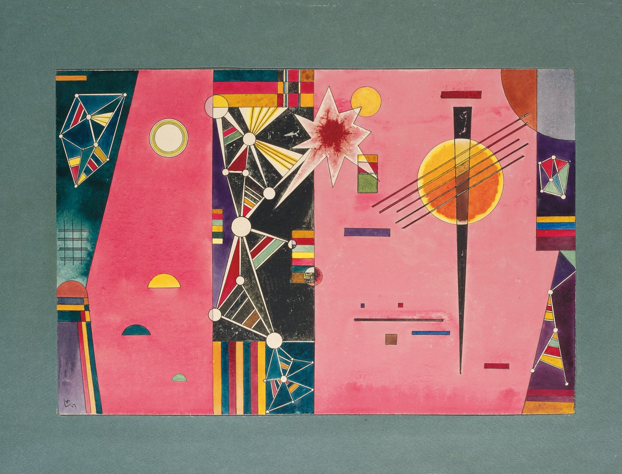 Rose Red by Wassily Kandinsky