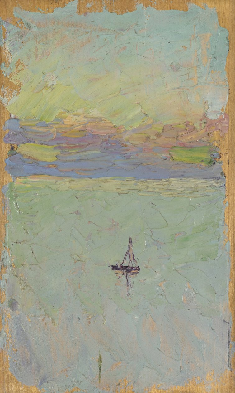 Sailboat on the Sea by Wassily Kandinsky
