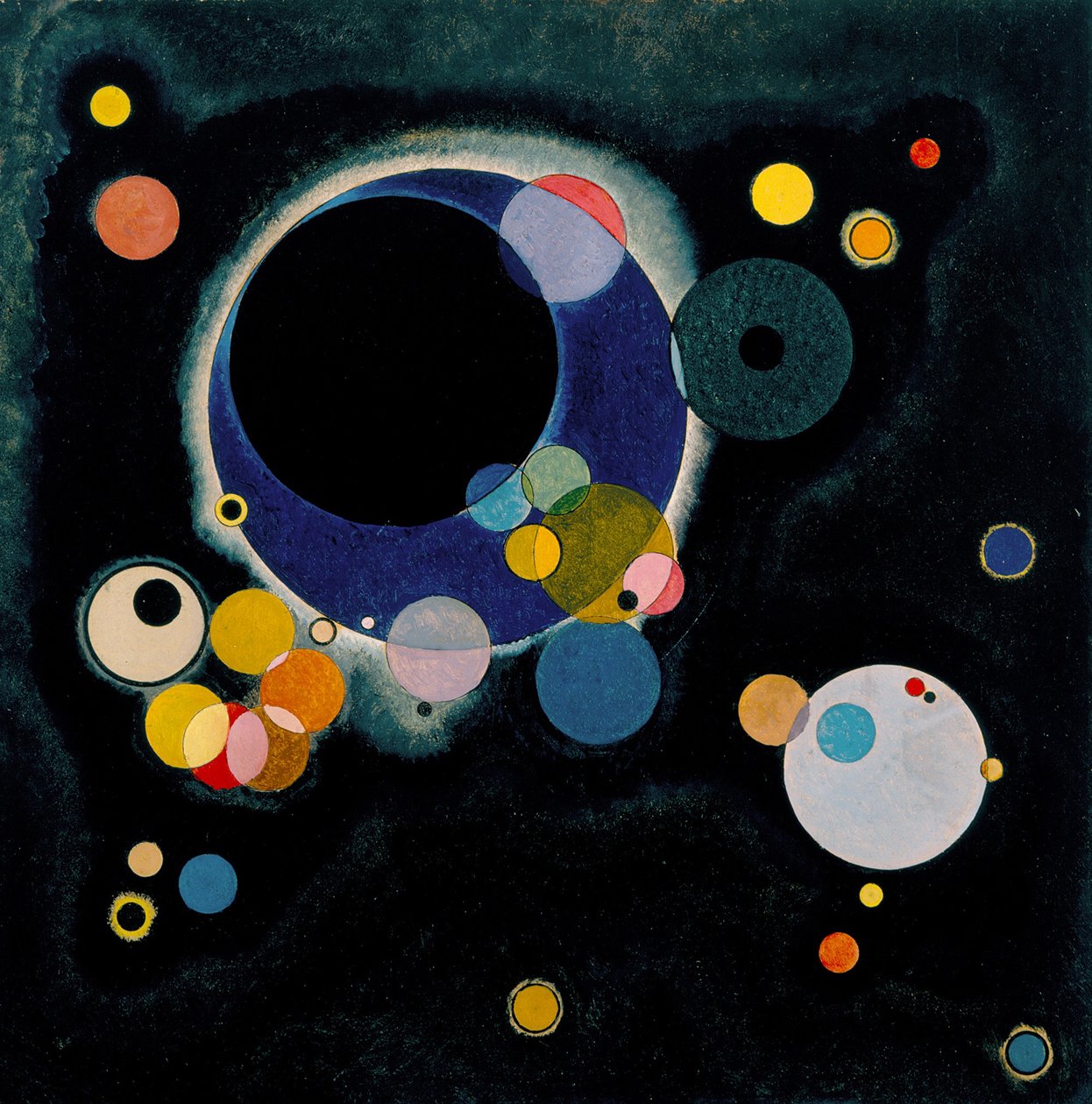 Several Circles by Wassily Kandinsky