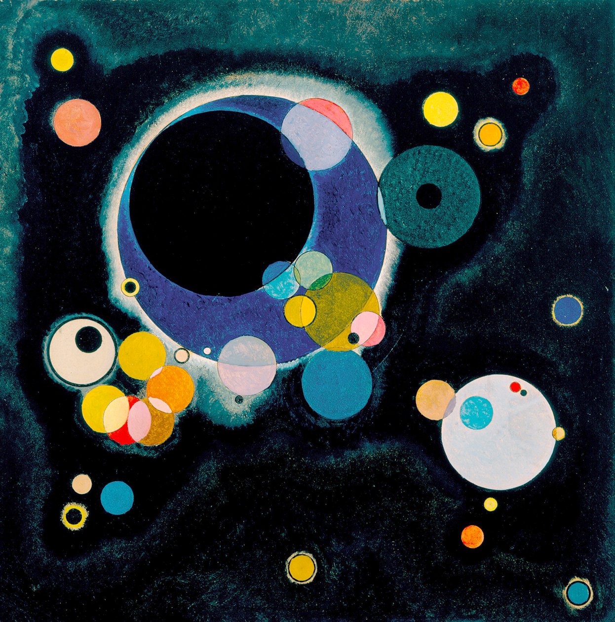 Sketch for Several Circles by Wassily Kandinsky