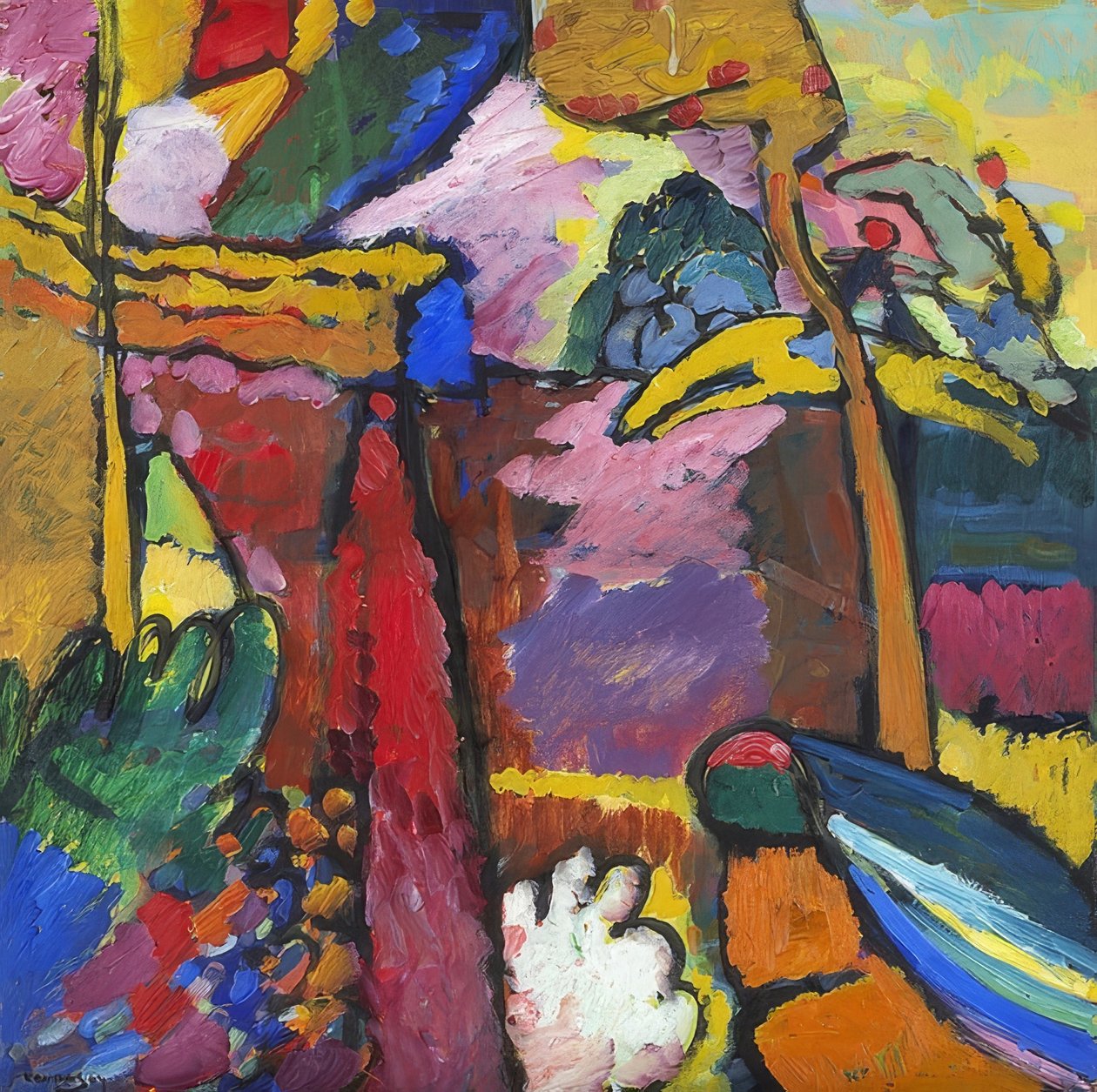 Study for Improvisation V. 1910 by Wassily Kandinsky