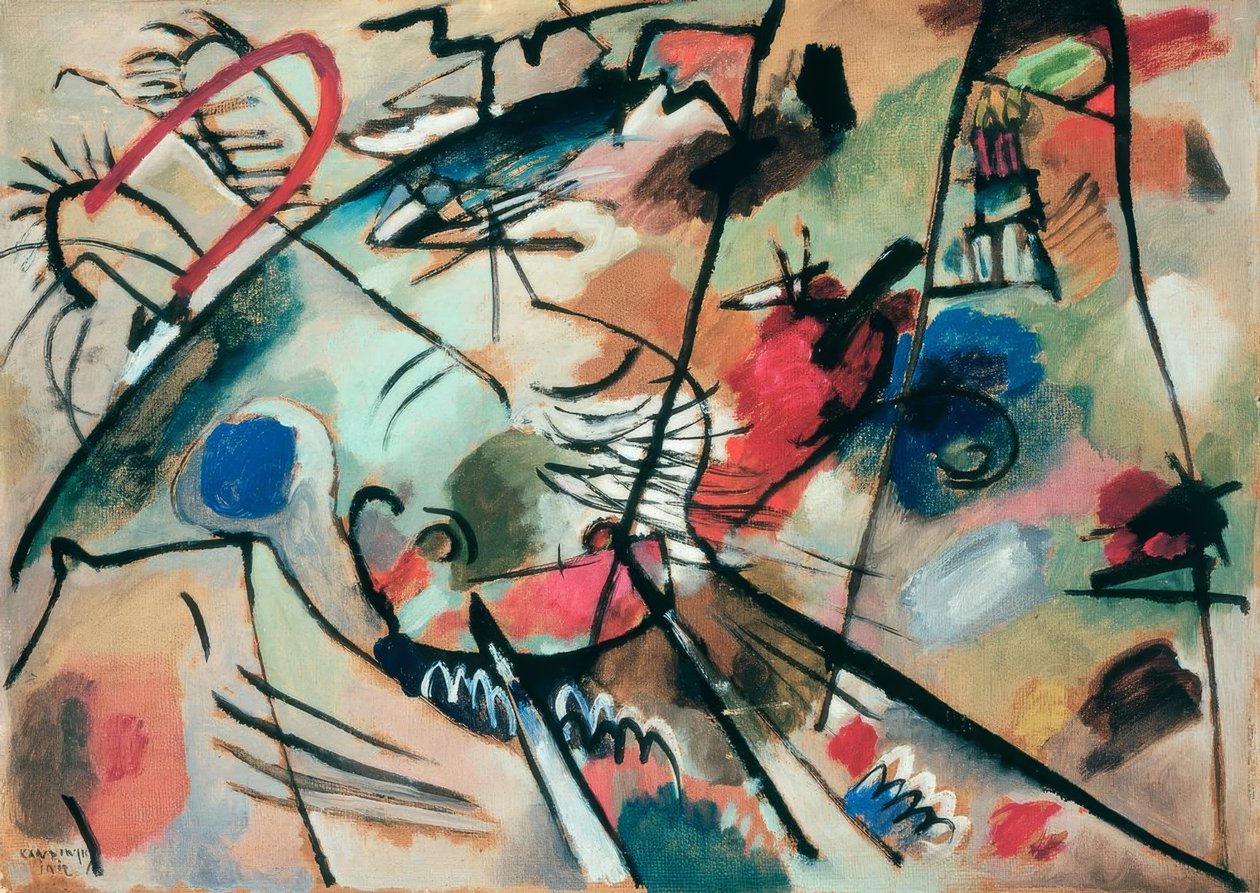 Study for Improvisation 24 by Wassily Kandinsky