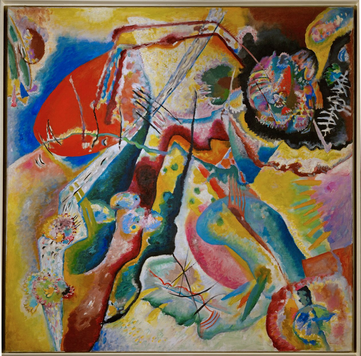 The Red Spot by Wassily Kandinsky