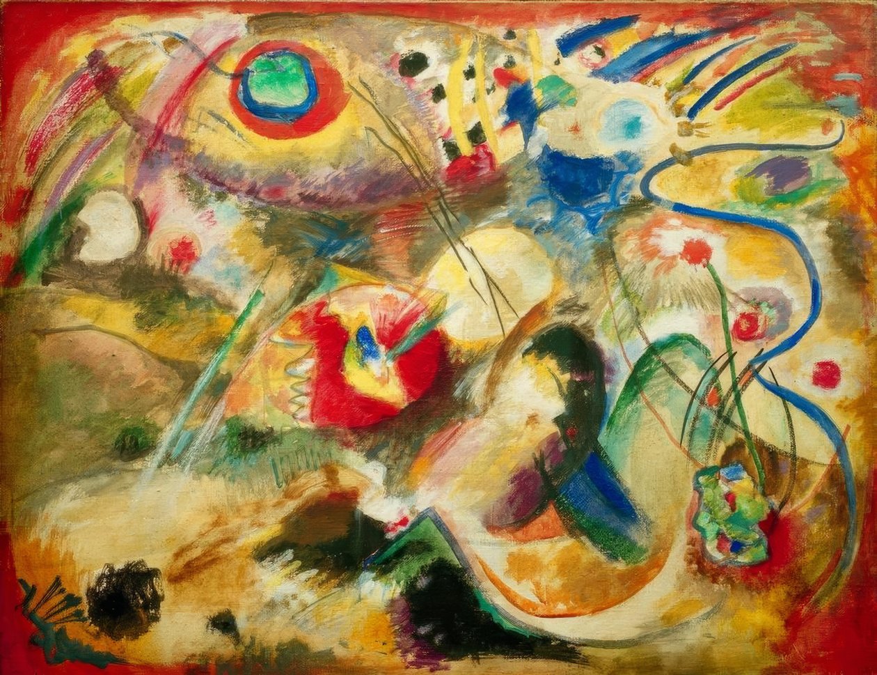 Untitled Painting (Deluge) by Wassily Kandinsky