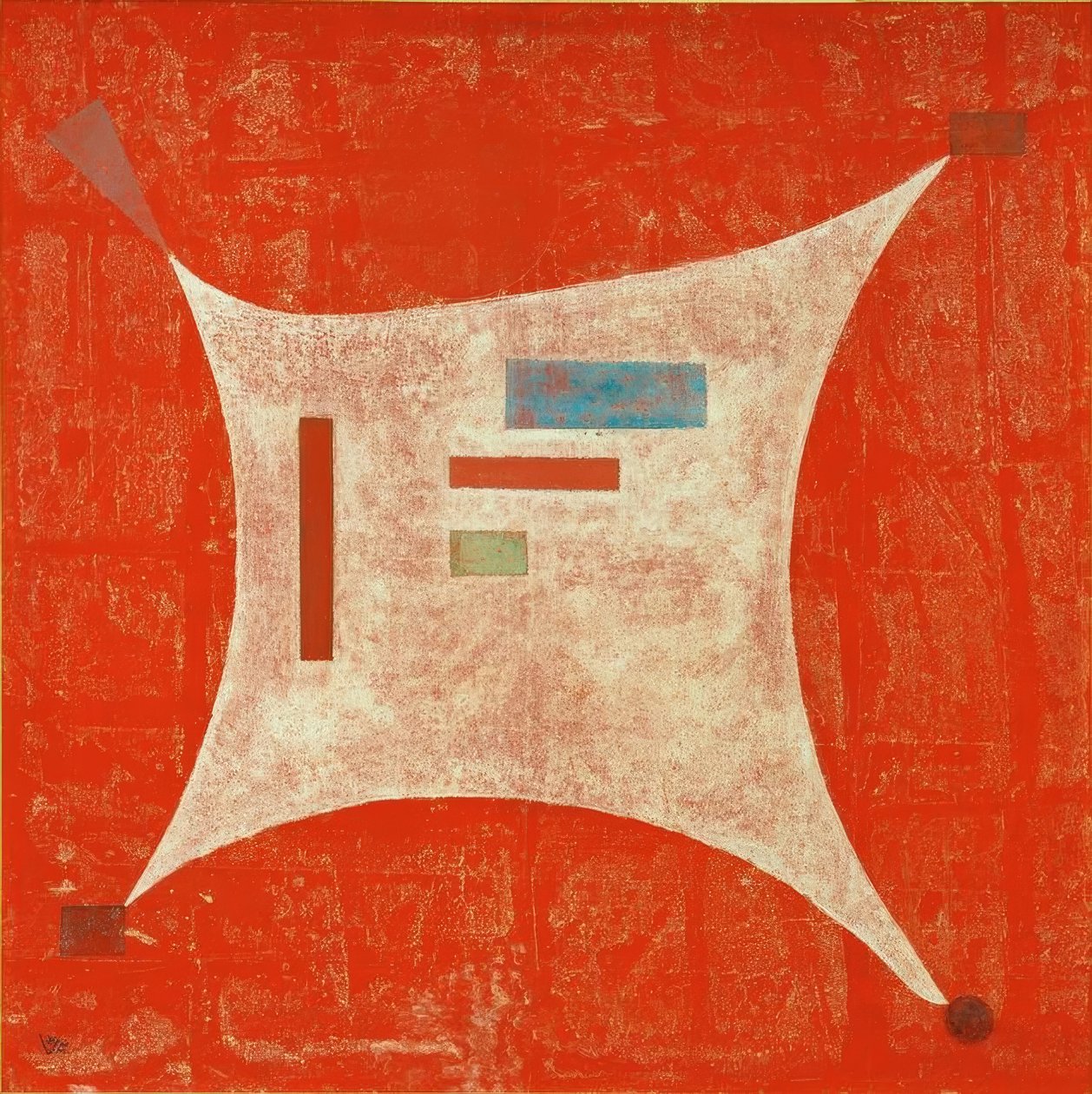 To Four Corners by Wassily Kandinsky