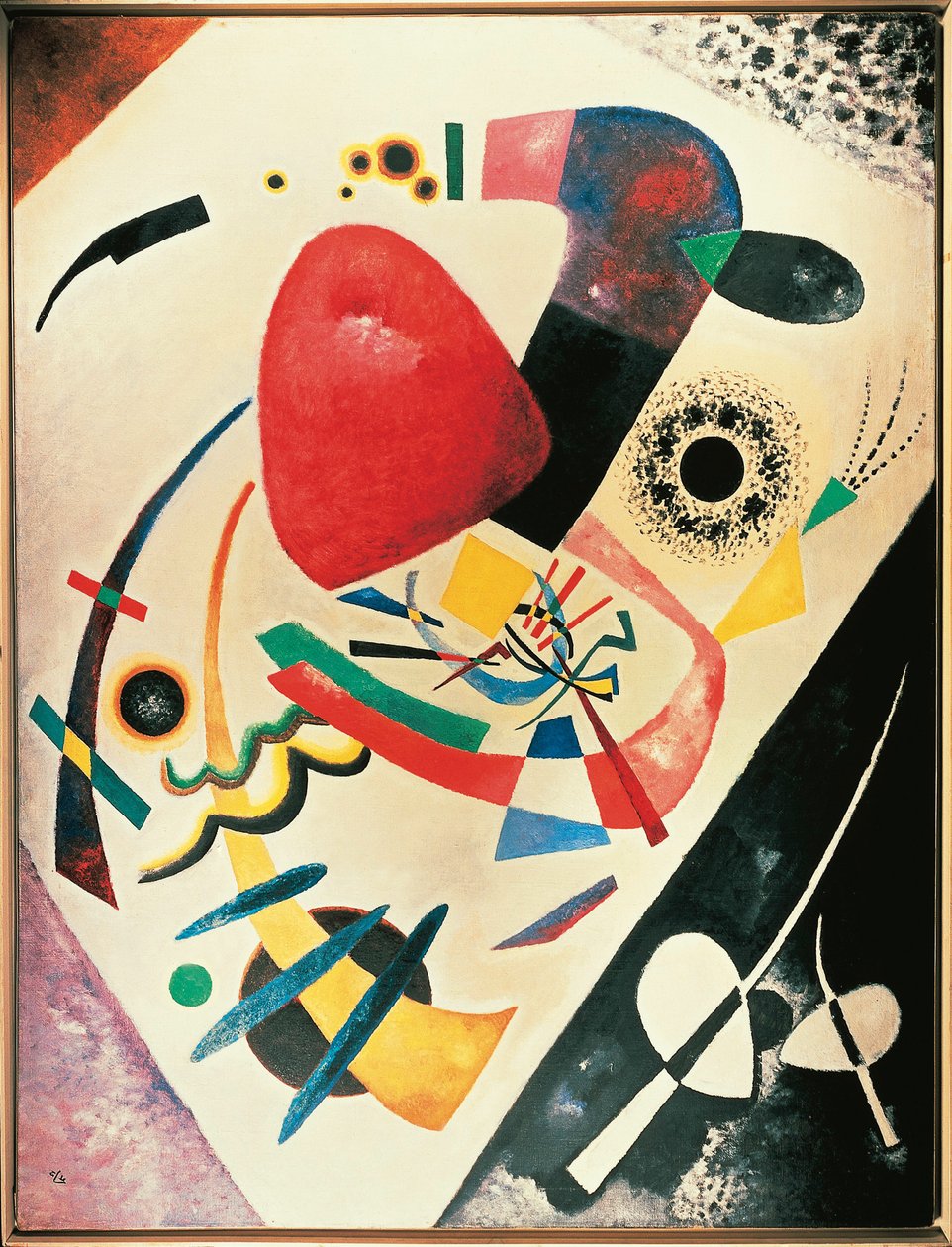 Red Spot by Wassily & Marc Franz (1880 1916) Kandinsky
