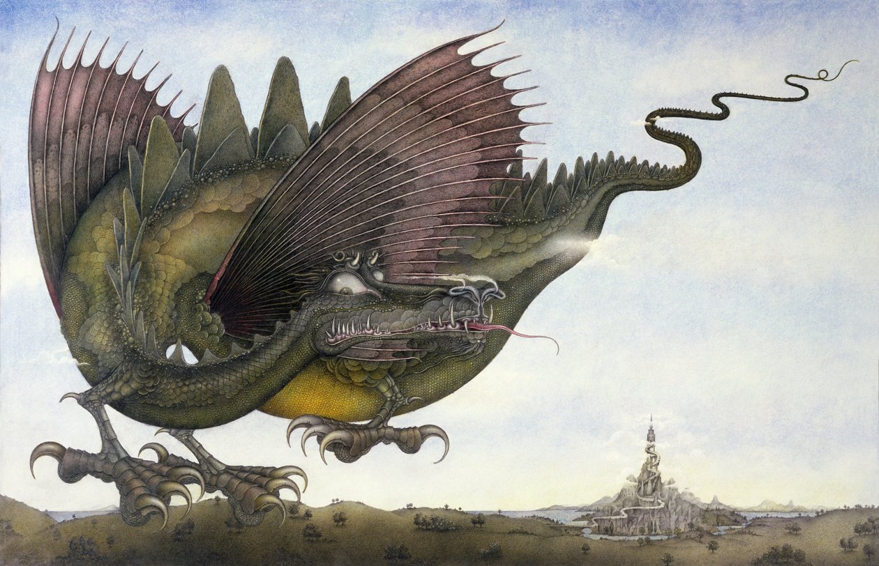 Dragon in Flight by Wayne Anderson